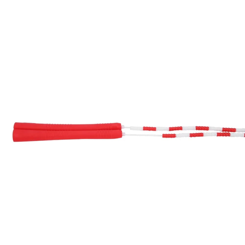 Corda per saltare con perline in PVC, corda segmentata con perline in TPU, corda per saltare da 2,8 metri, corda per saltare per esercizi e allenamento fitness