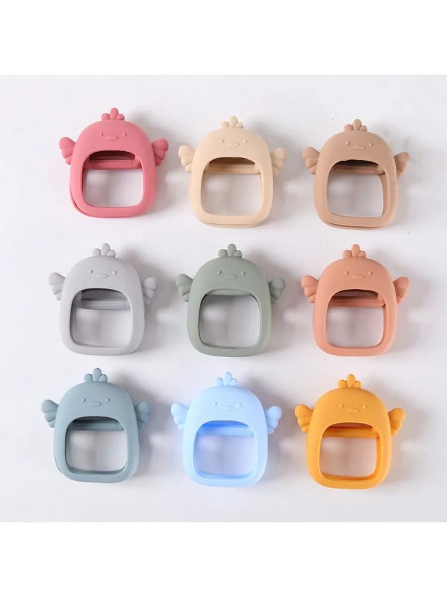 Silicone Teething Cute Baby Set of Hands Teether Suitable for Teething Period Baby Daily Use Anti-feeding