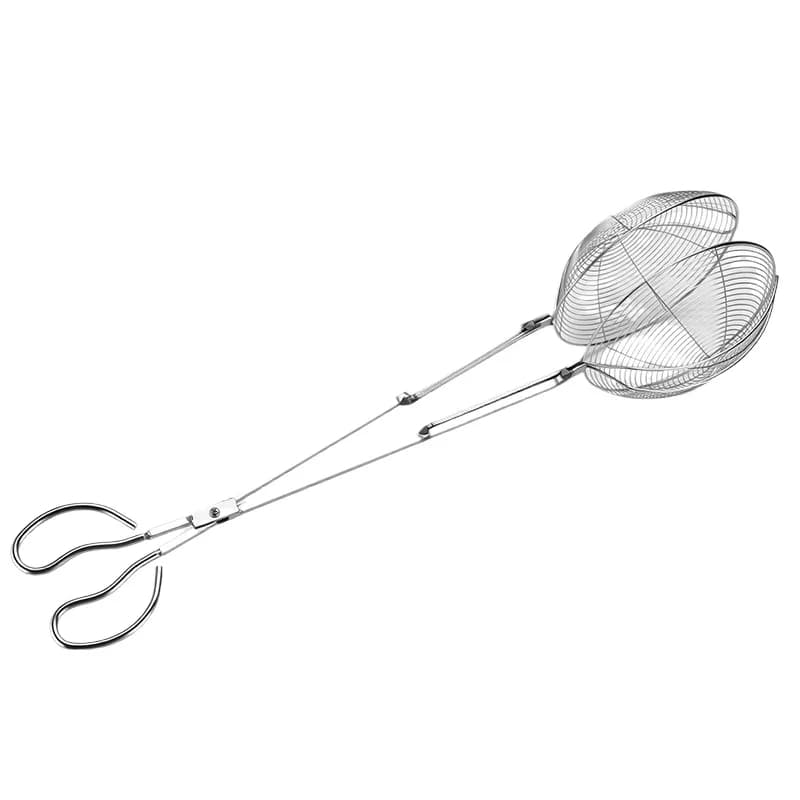 Stainless Steel Fish Grabber, Long Handle Fishing Net Clamp, Heavy Duty Catch Fish Tool for Outdoor
