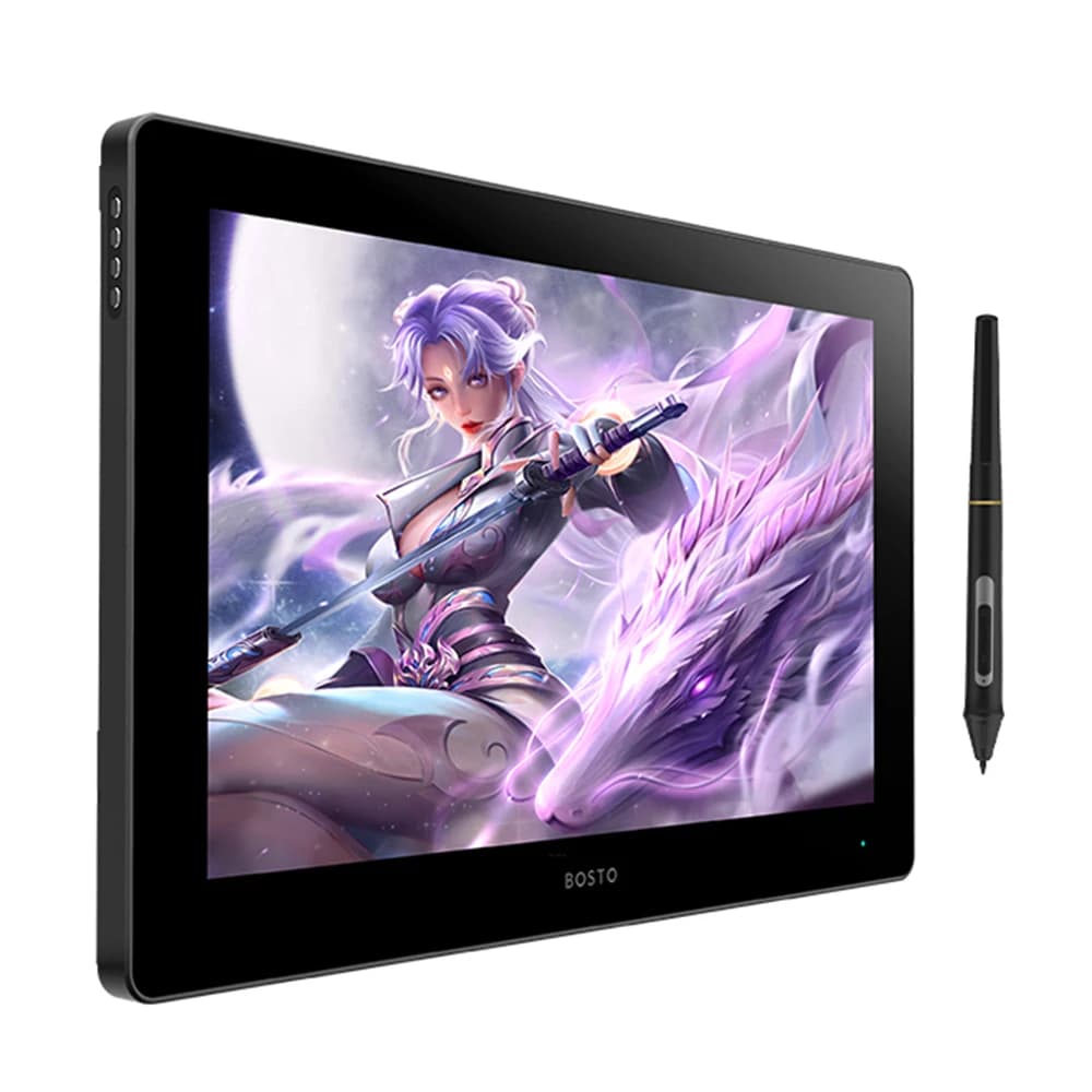 【Nuovo】Tavoletta grafica BOSTO X5 con schermo LCD IPS da 15,6 pollici, 8+128 GB, 16K livelli di pressione per Windows 10/11