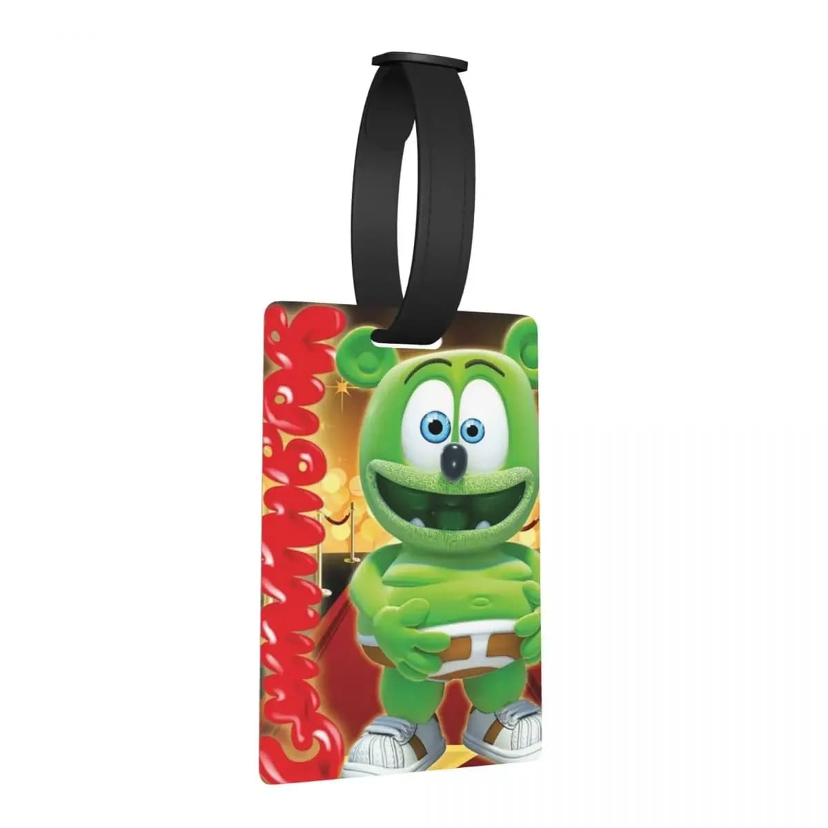 Gummibar (Il Orsetto Gommoso) Etichette per bagagli Redcarpet Accessori per valigie Bagagli da viaggio Etichetta d'imbarco Porta etichette ID Nome Indirizzo