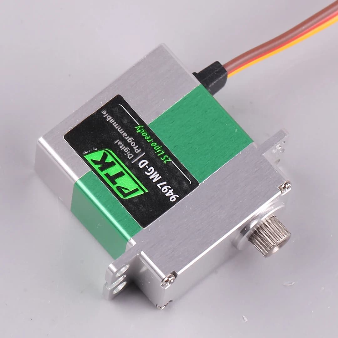 PTK 9497 MG-D 20g Servo digitale Metal Gear programmabile per elicottero RC RC Car Air Model 2S Lipo Ready Size Servo