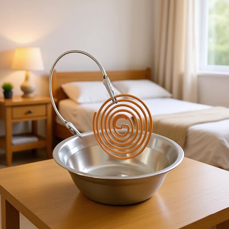 Metal Double-Ended Mosquito Coil Clip Portable Incense Breaker Stand Coil Rack PhotoFolder Label Holder Multi Function Organizer
