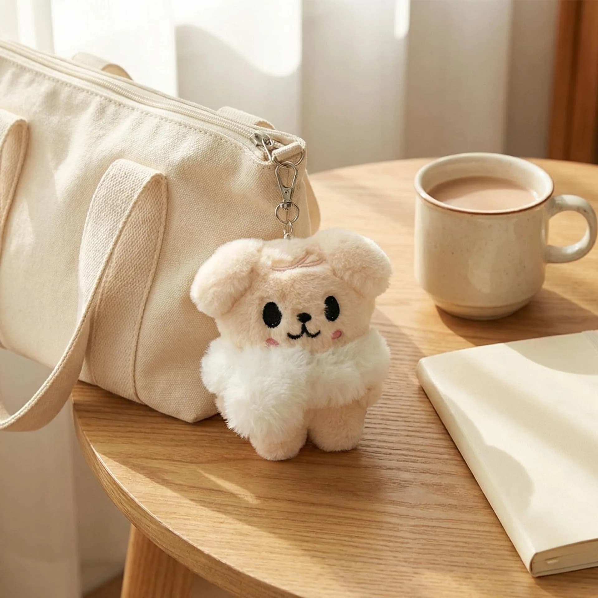 13cm SKZ Scarf Cute Accessories Birthday Gift Plush Pendant Cartoon Doll Bag Keychain Animal Models