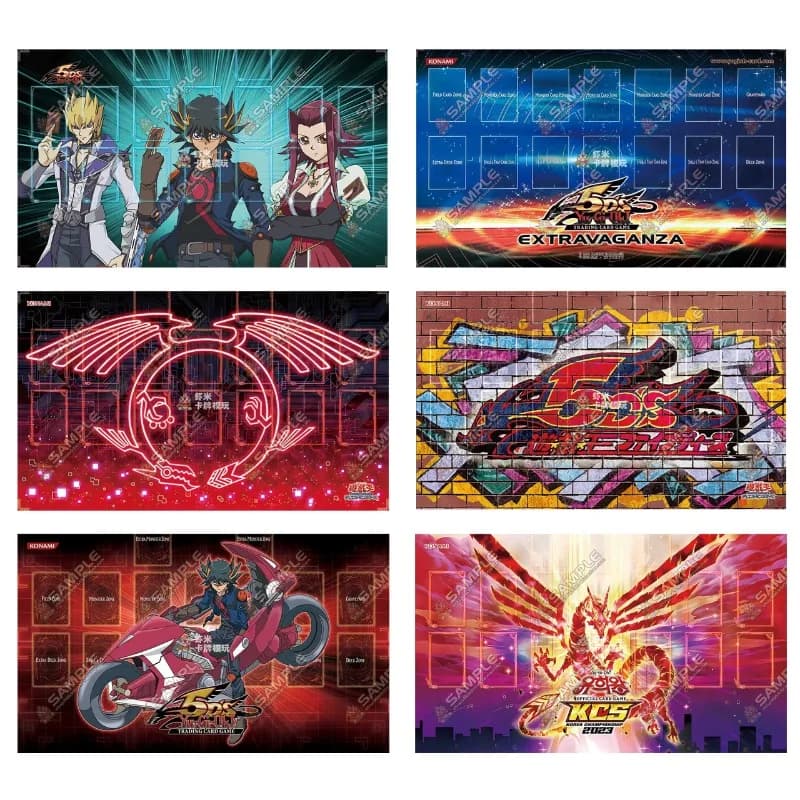 5DS/ Drago Duel Link Il Drago Duel/Drago Casson Yu-Gi-Oh! Regali giocattolo per tappetino da gioco in gomma per feste in casa, tappetino singolo da 60x35 cm