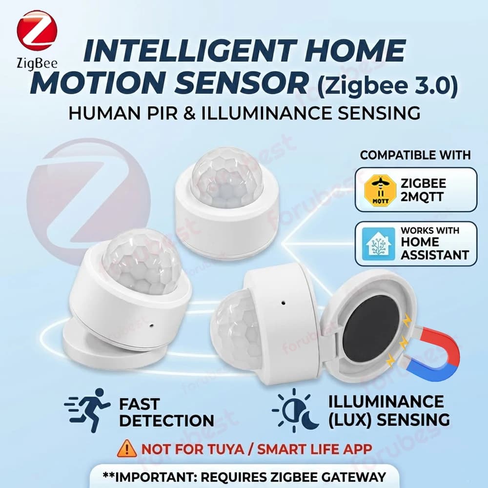 Zigbee PIR Sensore di Movimento Intelligente Rivelatore A Infrarossi Del Corpo Umano Sicurezza Domestica Sensori di Allarme Antifurto Per Tuya Vita Intelligente Zigbee2mqtt