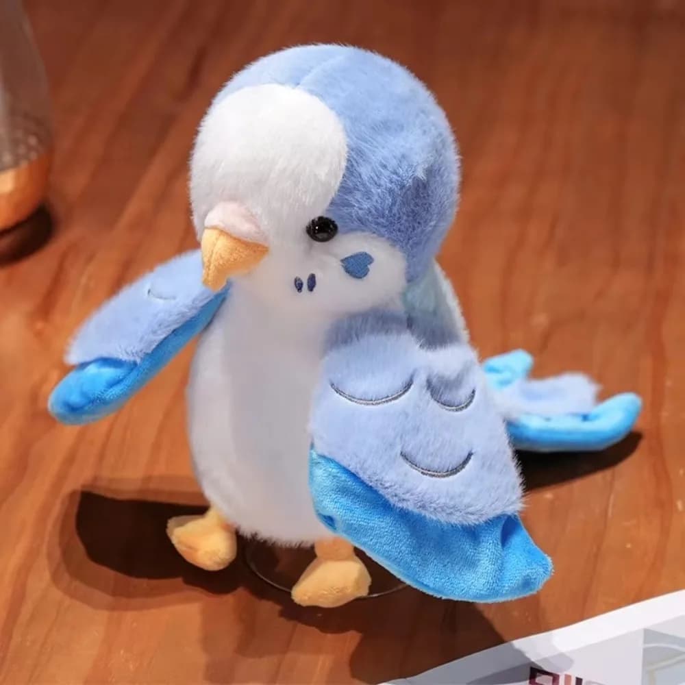 Educational Bird Hand Puppet Cockatiel Budgerigar Cosplay 20cm Monk Parakeet Fluffy Parrot