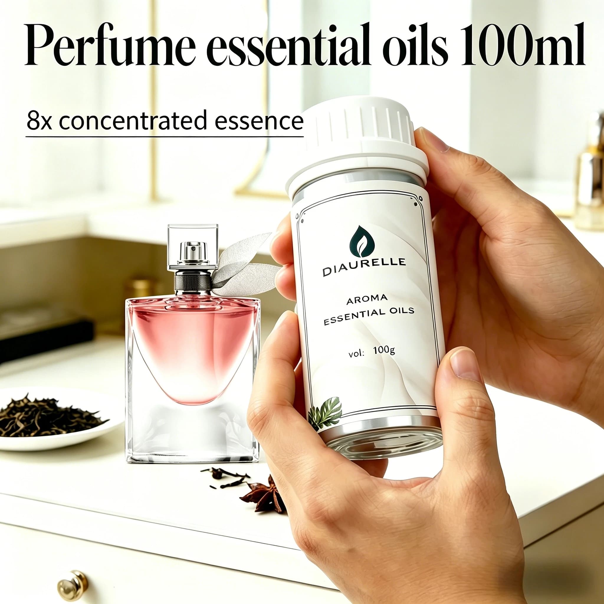 Diffusore di Aromi La Vie Est Belle 100ML, Oli Essenziali, Deodorante per Casa, Hotel e Ufficio