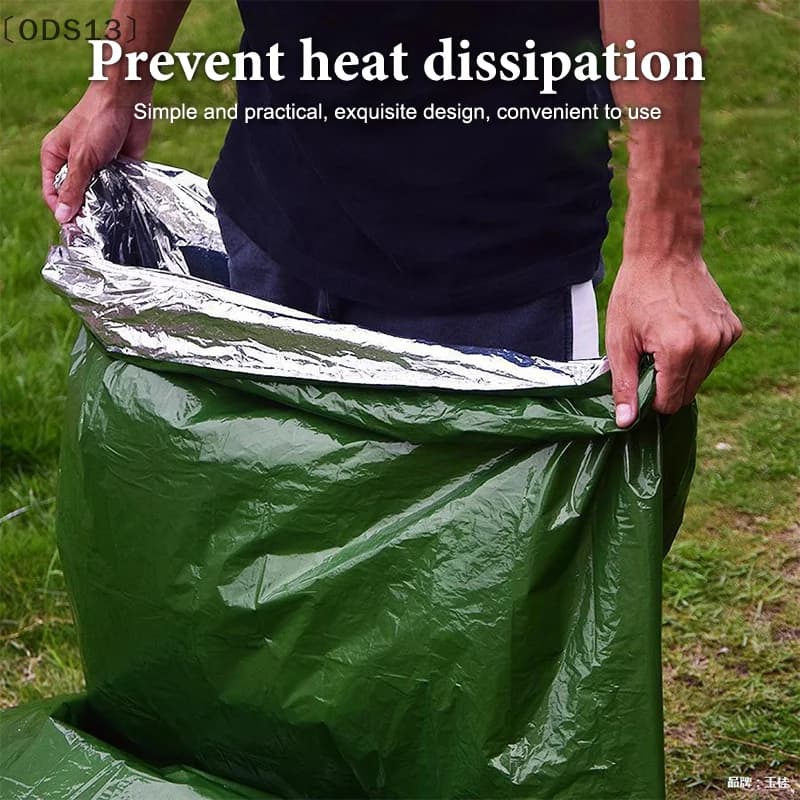 maveraODS13 Ultralight emergency sleeping bag Reusable thermal bag for survival equipment Bug Out Bag Camping