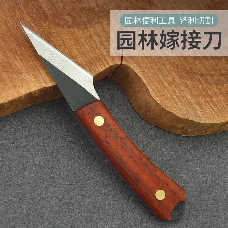 Mini W4 Steel Front Grip Knife Cut-out Knife Garden Tool Multifunctional Knife Tool for wood grafting