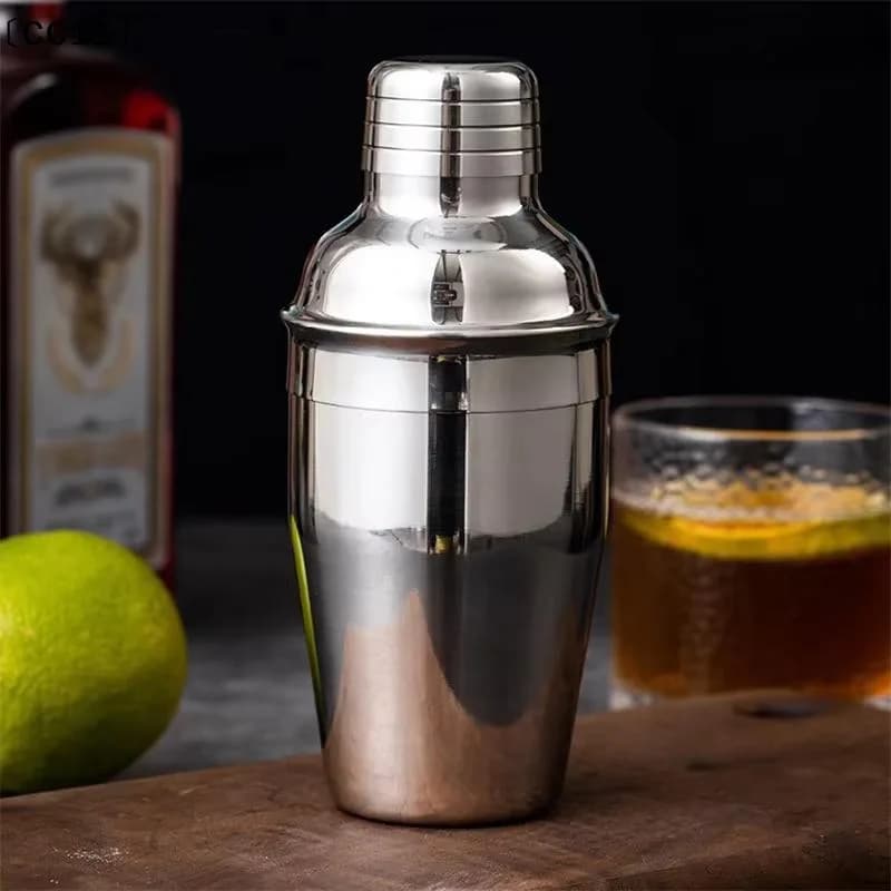 1Pcs Wine Martini Shaker Stainless Steel Cocktail Shaker For Bartender Drink Party Bar Tools 250ML/350ML/550ML/750ML〔CC11〕