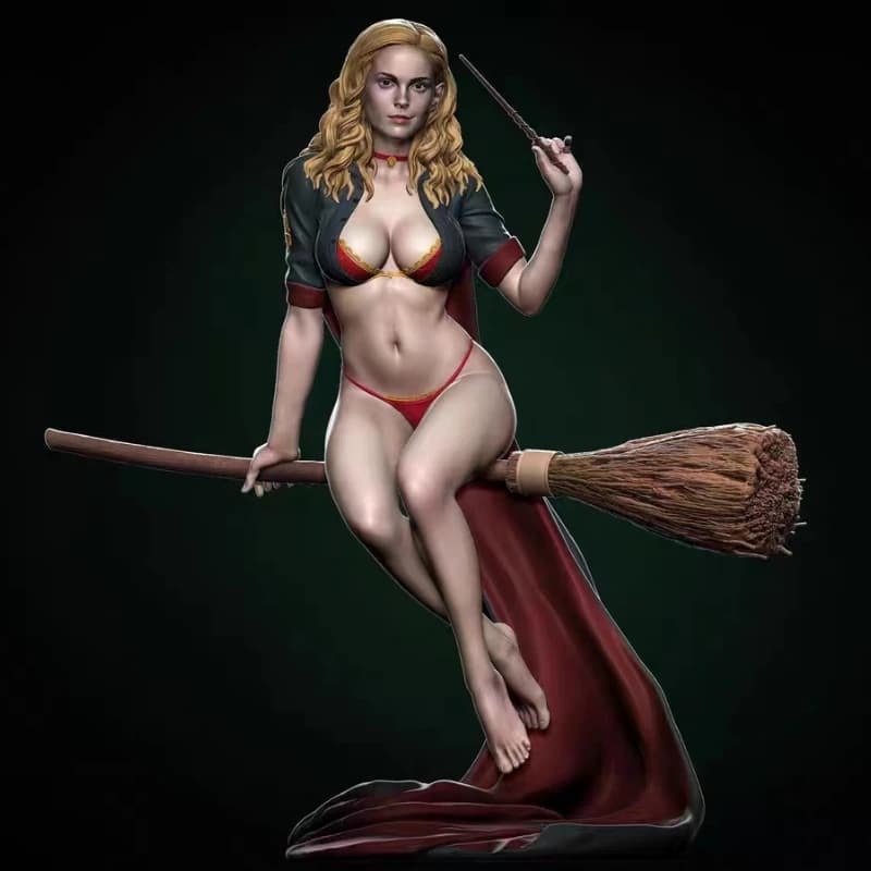 Kit modello in resina in scala 1/24, bellissimo mago Nsfw, due versioni, non assemblato e non verniciato, stampa 3D, giocattolo fai da te