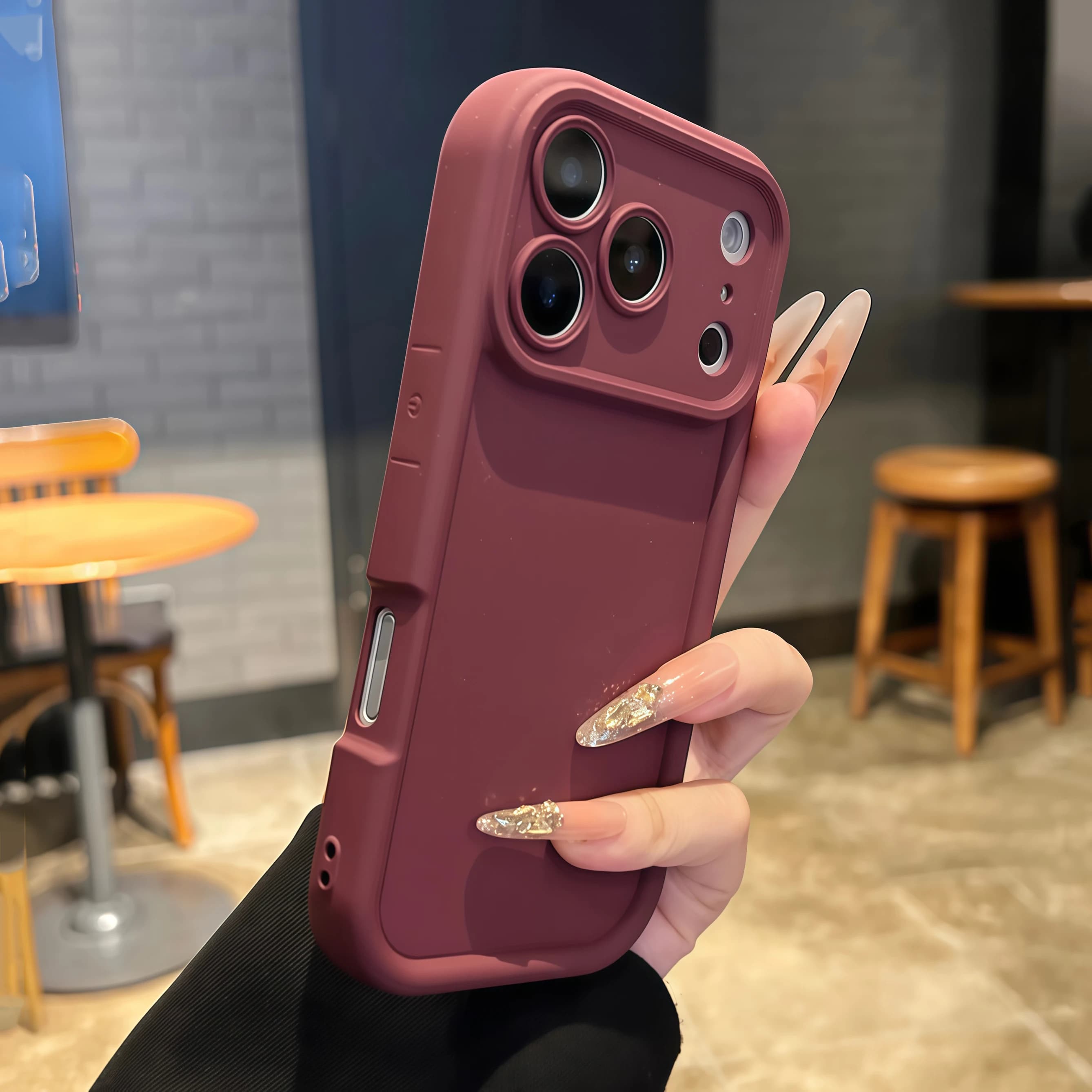 For iPhone 17 Pro Max Case 17Pro Cover Shockproof housing with fall-resistant opaque texture for iPhone17 Air