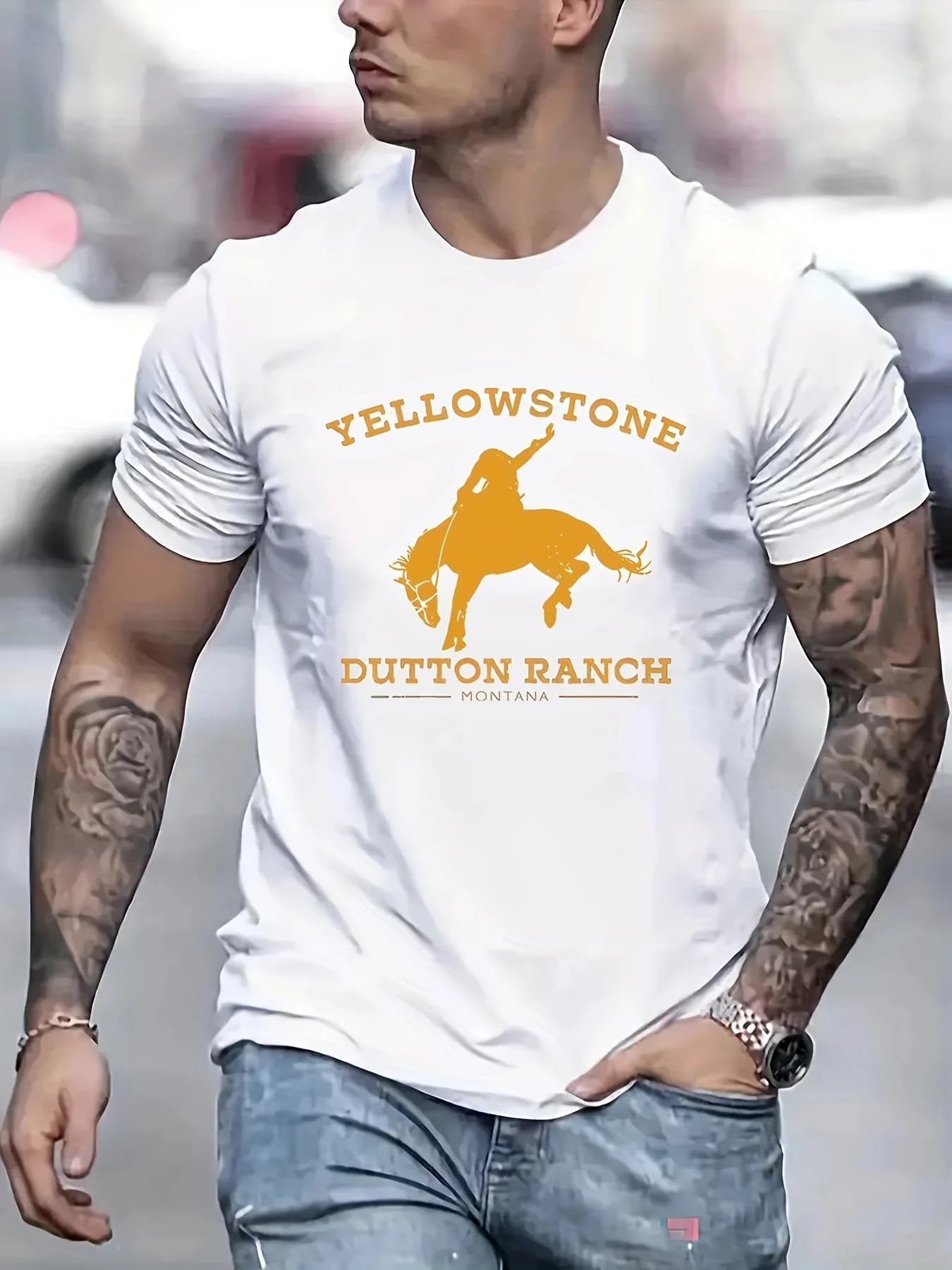 T-shirt da uomo alla moda con scollo rotondo, con divertenti stampe in inglese, divertente e umoristica maglietta per la primavera e l'estate, maglietta grafica