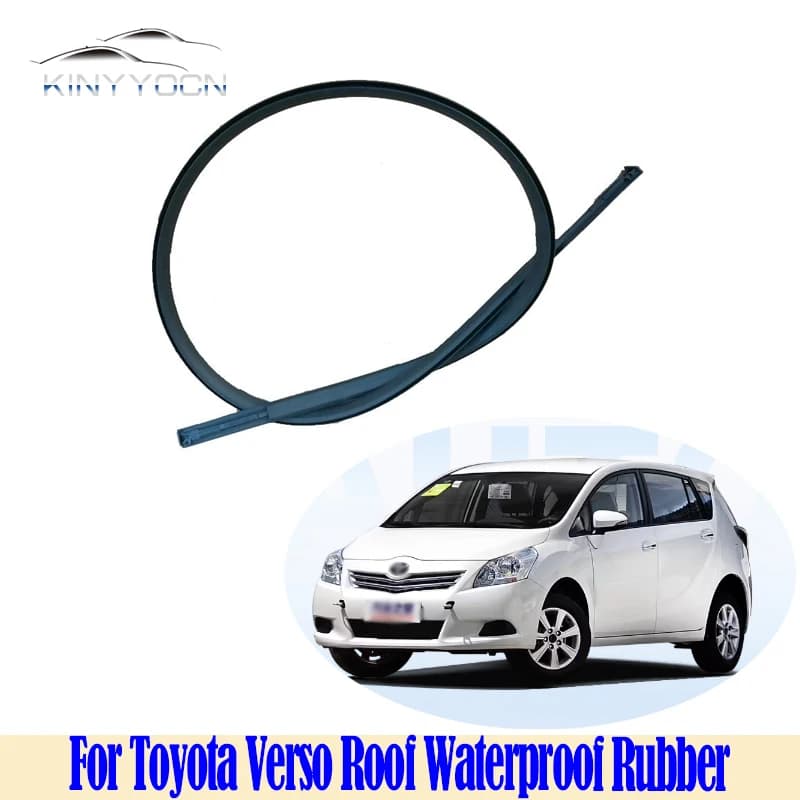 Accessori per Toyota Verso: Guarnizione per canale tetto OEM, in gomma impermeabile, modanatura per grondaia antipioggia, lunghezza 210 cm, larghezza 2,2 cm