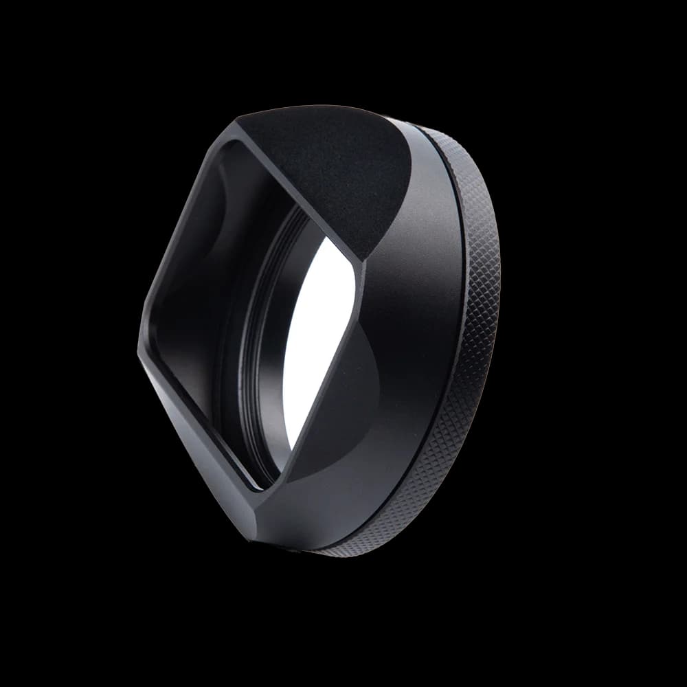 Paraluce per fotocamera in metallo e alluminio con anello adattatore da 52 mm per Nikon ZF ZFC Z40F2/40SE 28F2.8/2.8SE Paraluce LH-N52 Sostituisce