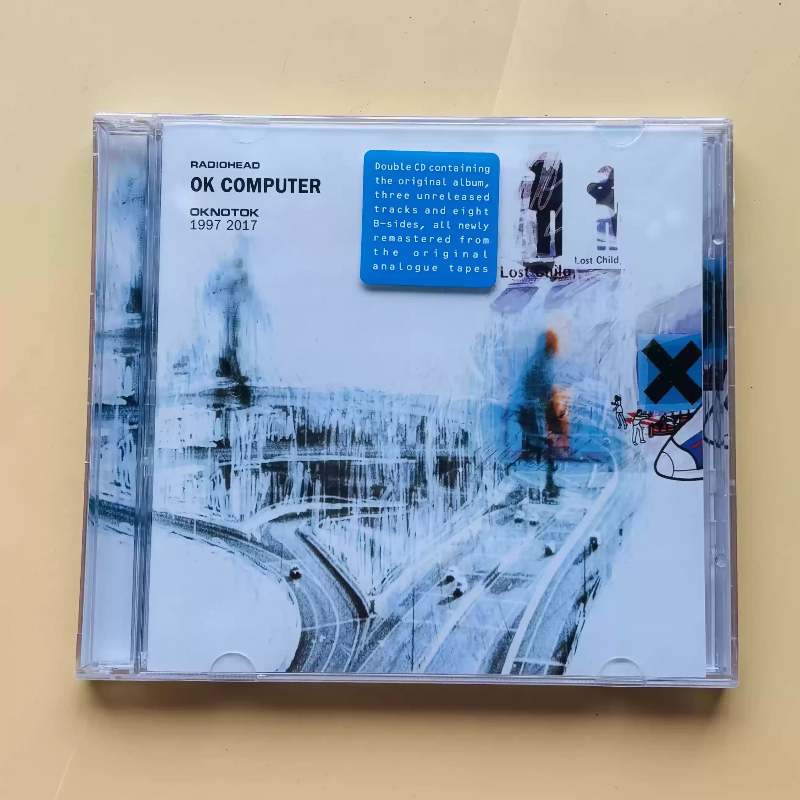 Classic Rock Alternative and Art Rock CD, Radiohead Album, OK Computer, Cosplay Gift, Walkman, Soundtrack for Auto