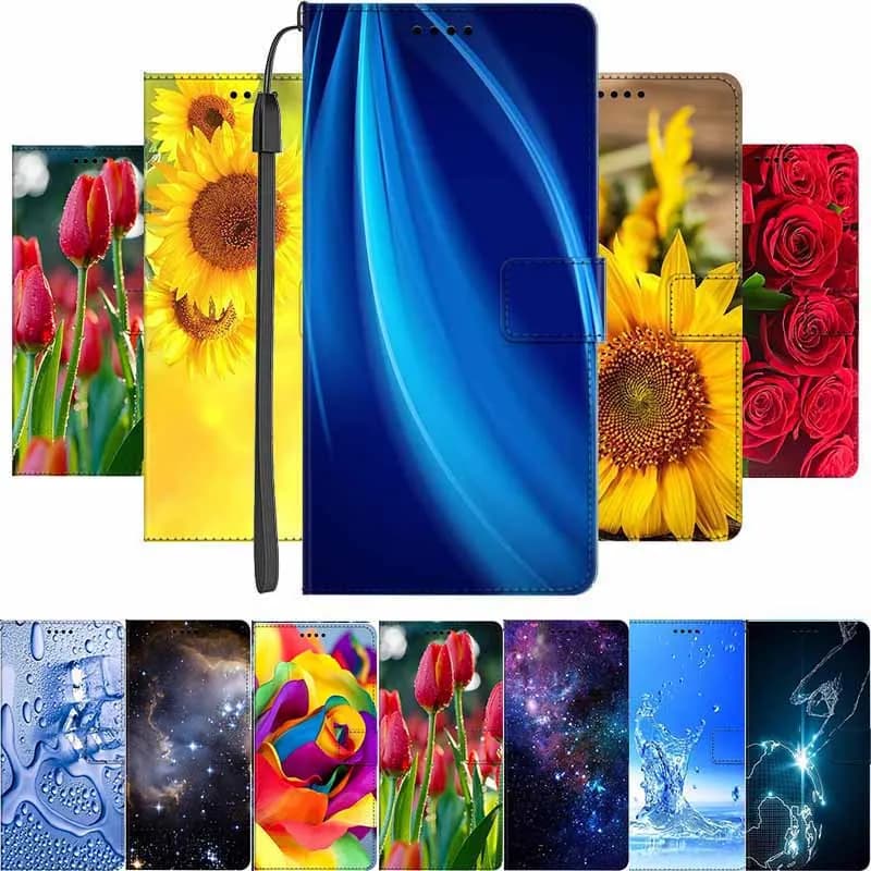 Custodia a Portafoglio in Pelle Magnetica per Google Pixel 10a 9a 8a 7a 5G, Cover a Libro con Motivo Floreale per Google Pixel 9a