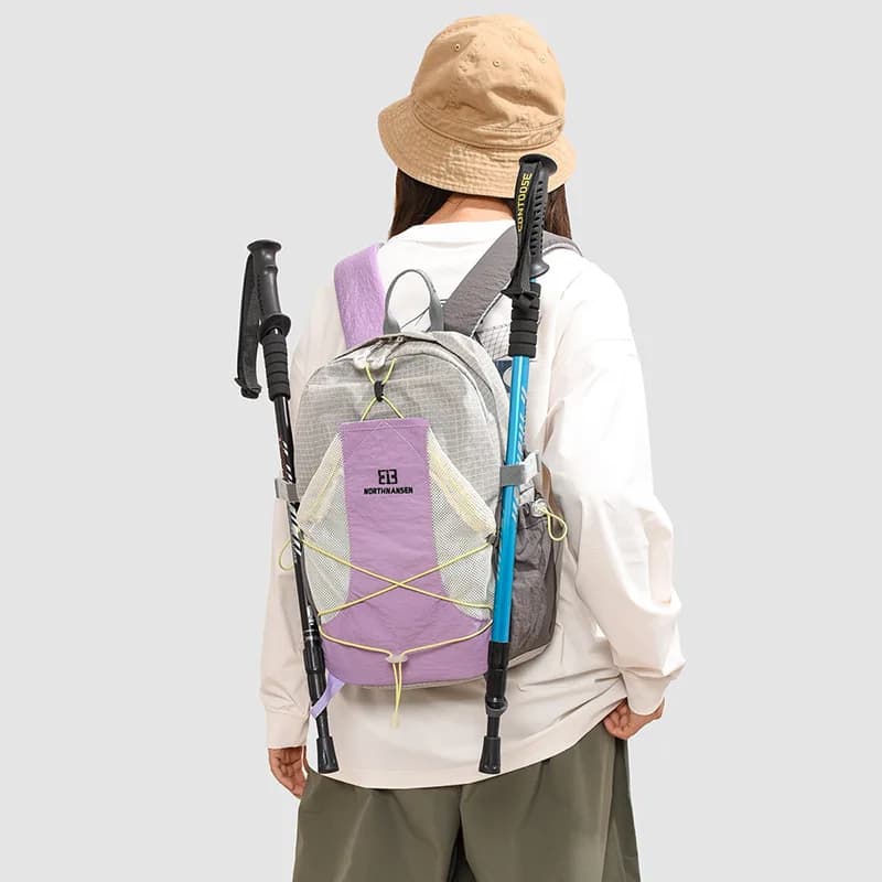 Women Lightweight Hiking Backpack Female Trekking Pole Holder Bag Ladies Outdoor Sport Daypack Nylon Travel Rucksack Pack