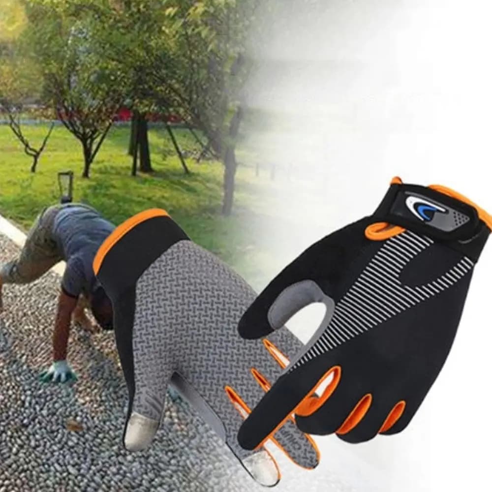 Anti-slip Fishing Gloves Touch Screen Wear-resistant Cycling Gloves Protect Hand Full Finger Gym Training Gloves