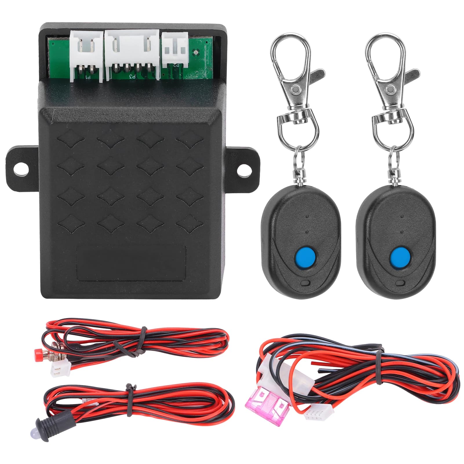 Kit di allarme di sicurezza antifurto antifurto con telecomando per sistema immobilizzatore motore per auto intelligente