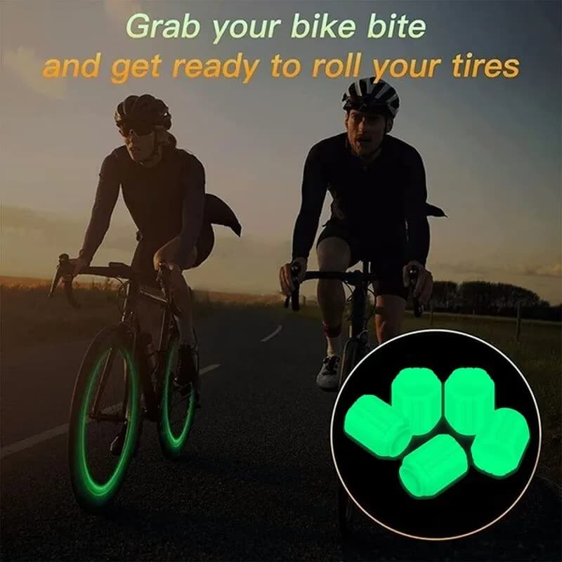 Tappo della valvola della bicicletta copri stelo del cerchione del pneumatico universale ugelli tappo della valvola del pneumatico luminoso leggero per accessori per bici da moto