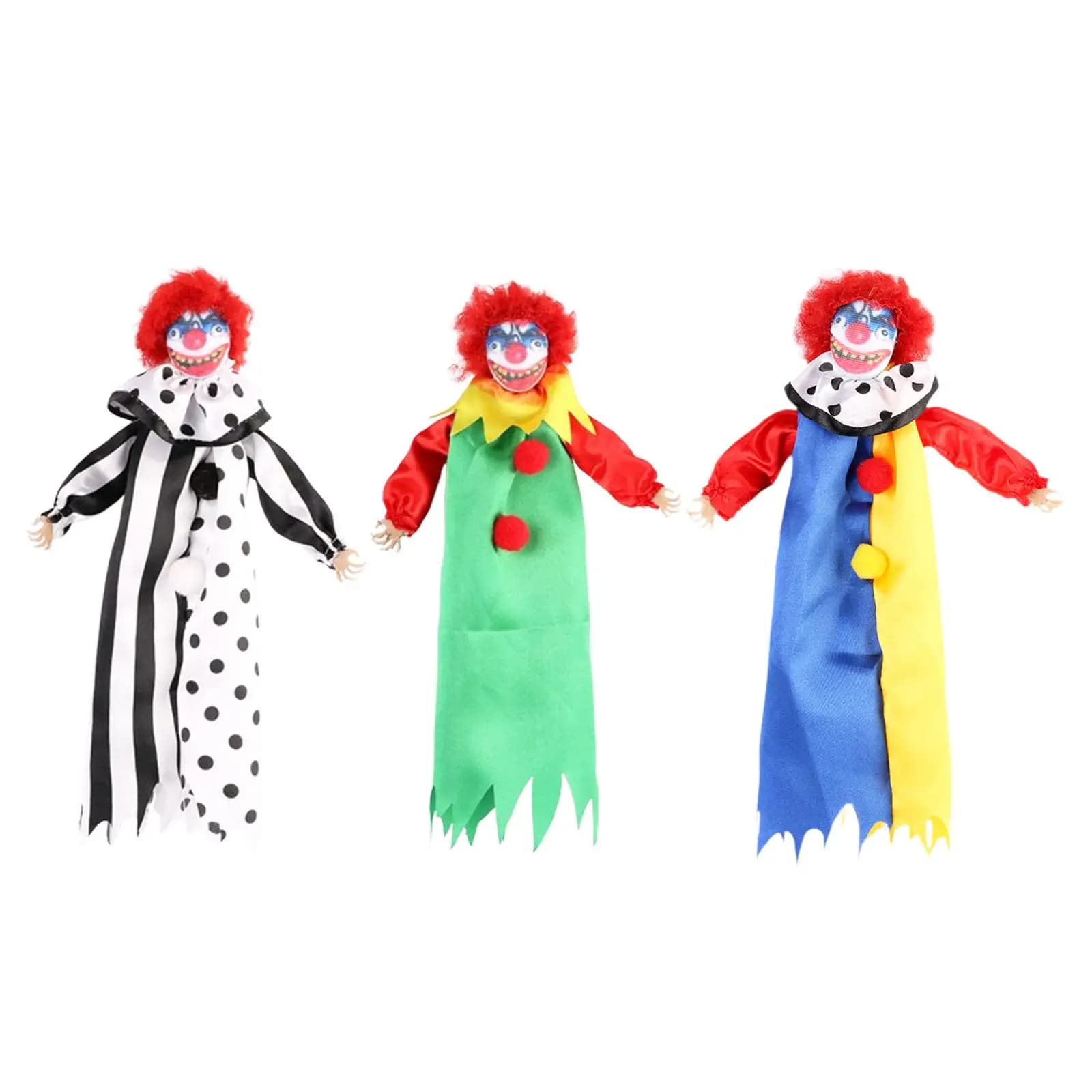 Clown di Halloween Decorazione da appendere Opere d'arte decorative Regalo Ciondolo da appendere Ornamento per maniglie della porta Camera da letto Soggiorno interno