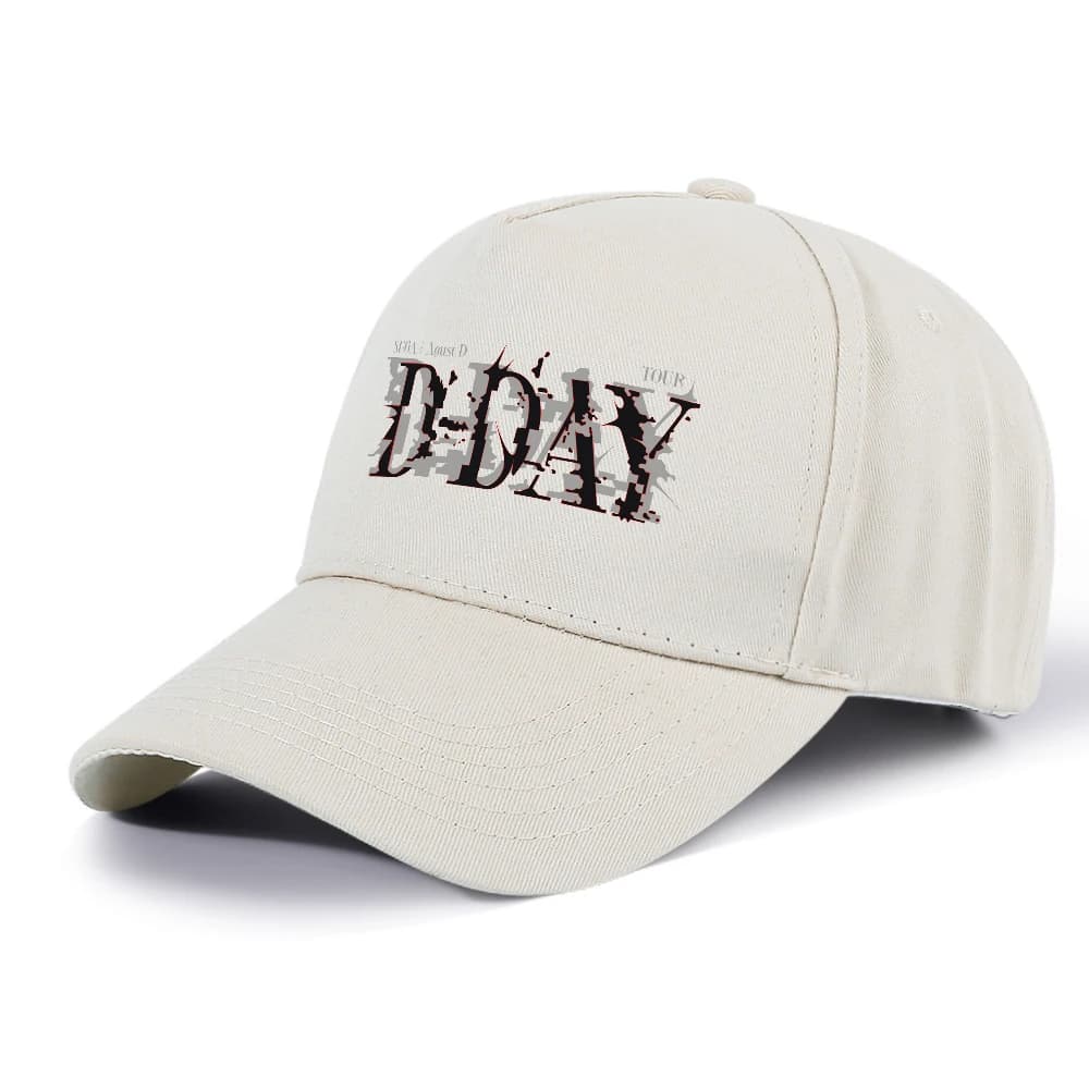 Kpop SUGA Berretto da baseball atletico Agust D Tour D-DAY Dimensioni regolabili Stampa grafica Coda di cavallo Cappelli da donna Gorras Para Hombres