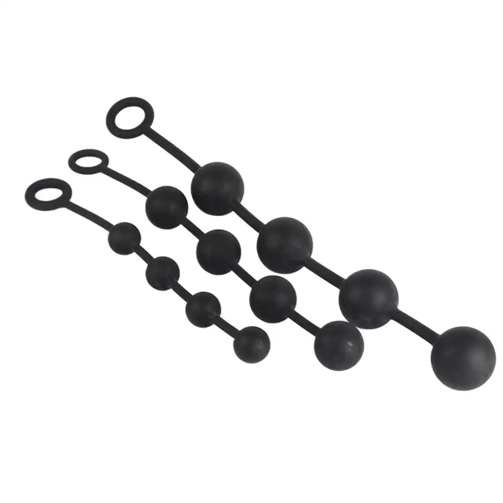 Diametro 3/4/5 Perle anali enormi Palline anali in silicone duro Giocattoli del sesso per le donne Uomini Massaggio della prostata Big Butt Plug Dilatazione anale