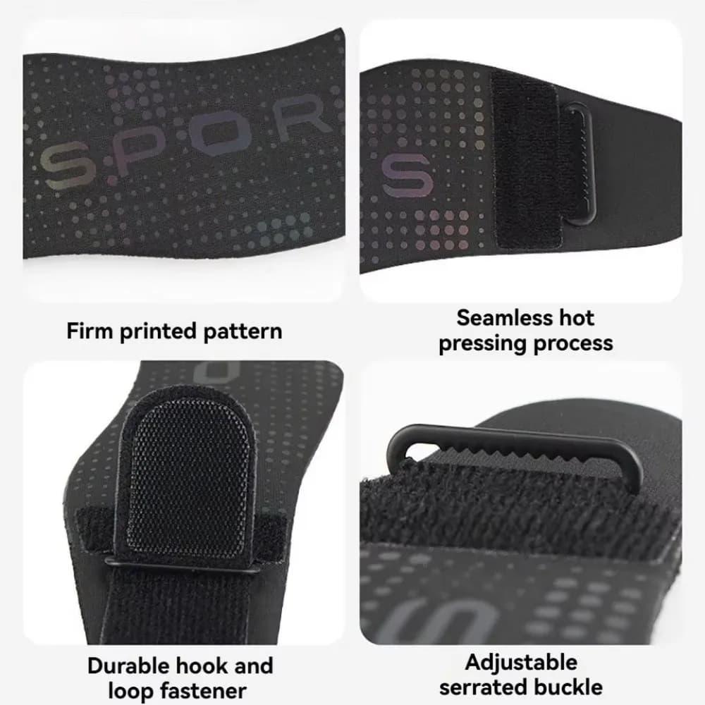 Patella Protector Sports Patella Brace Non-Slip Shock-absorbing Knee Support Pad Extra Thick Reflective Knee Strap Sports