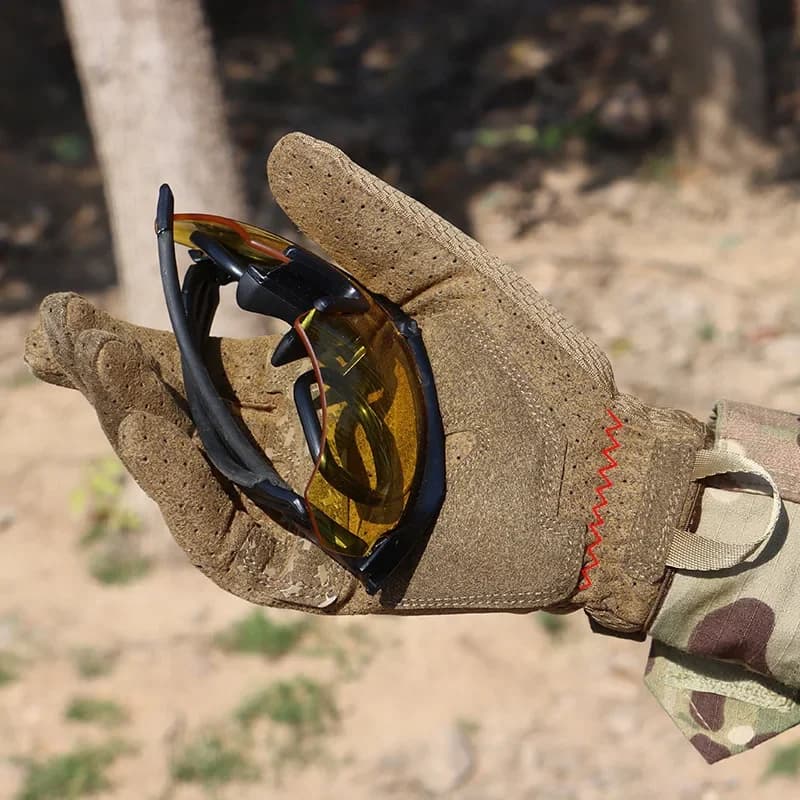 Multi-Functional Outdoor Tactical Gloves: Breathable, Non-Slip, Wear-Resistant for Cycling & Protective Use