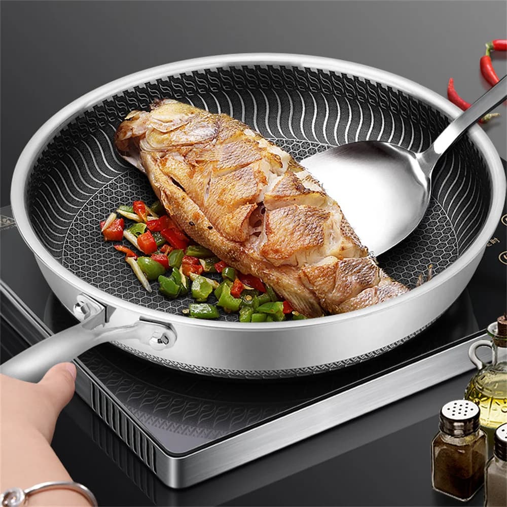Stainless Steel Three Layered Plate For All Body Wok Stainless Steel Plate 316 Double Sided Honeycomb Plate suitable for all stoves