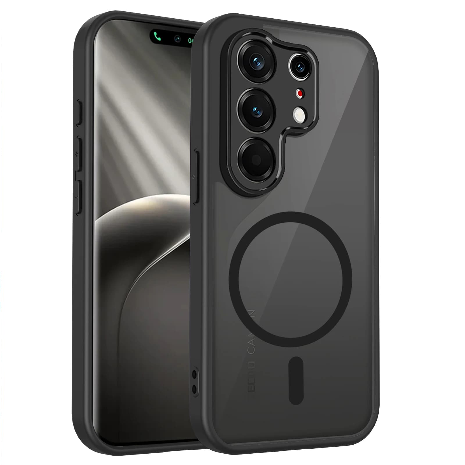 Custodia per Tecno Camon 50 4G CN5 con MagSafe, antiurto in silicone, cover posteriore trasparente con airbag, custodia rigida opaca per Tecno Camon 50 4G