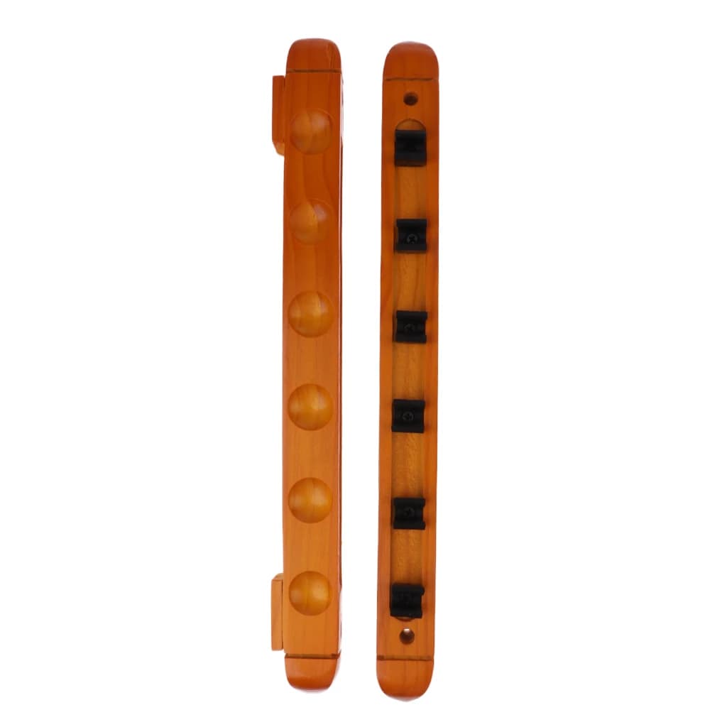 Supporto da parete per stecca da biliardo con 6 slot e 4 slot per stecca da biliardo, supporto per stecca da biliardo