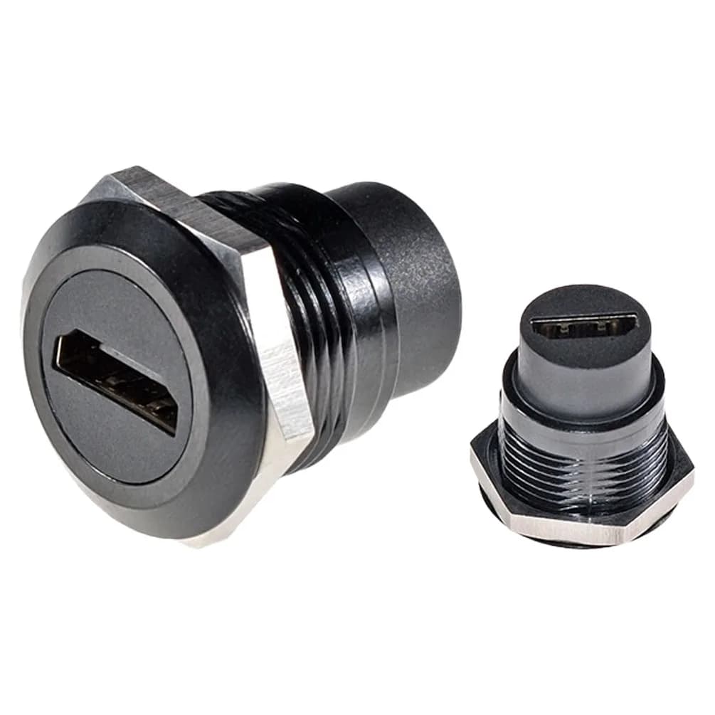 Accoppiatore per montaggio a pannello HDMI 2.0 femmina-femmina, adattatore placcato oro HDR 4K 60Hz 18Gbps per piastra da parete TV/monitor/proiettore