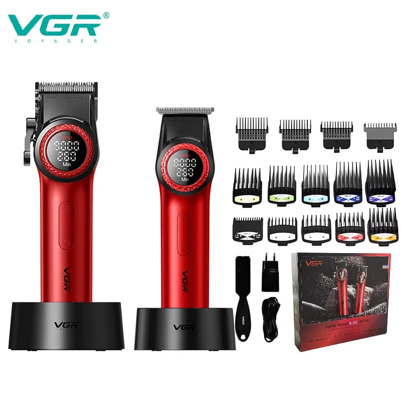 VGR Professional cutter set Electric cutter 12000 rpm LED electric cutter for digital carving V-001 and 977