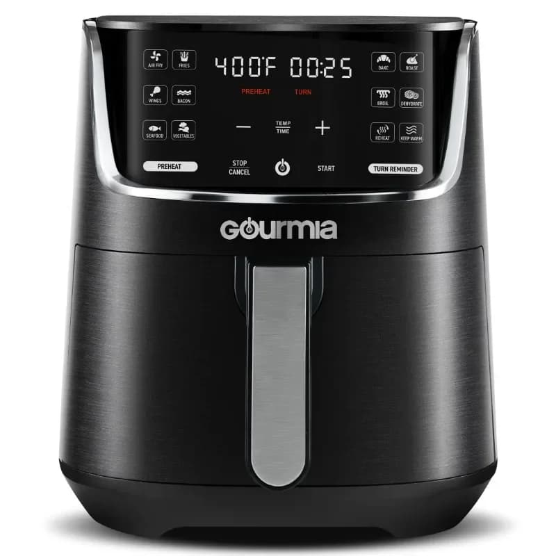 Nuova friggitrice ad aria digitale Gourmia da 4 litri con 12 preimpostazioni one-touch