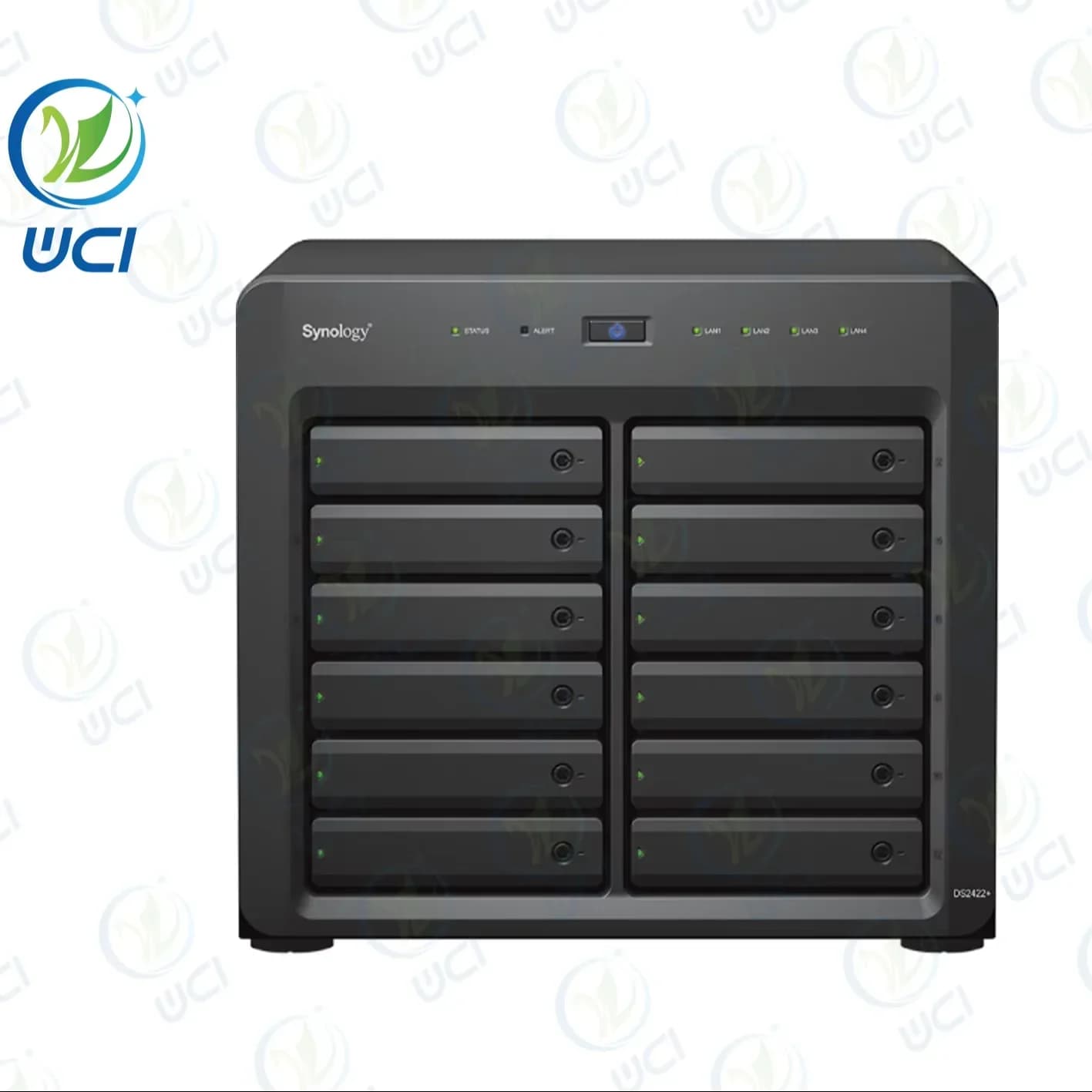 Synology DiskStation NAS aziendale a 12 alloggiamenti DS2422+ Server a torre per la rete di archiviazione video e documenti Dimensioni rack 2U Buon prezzo