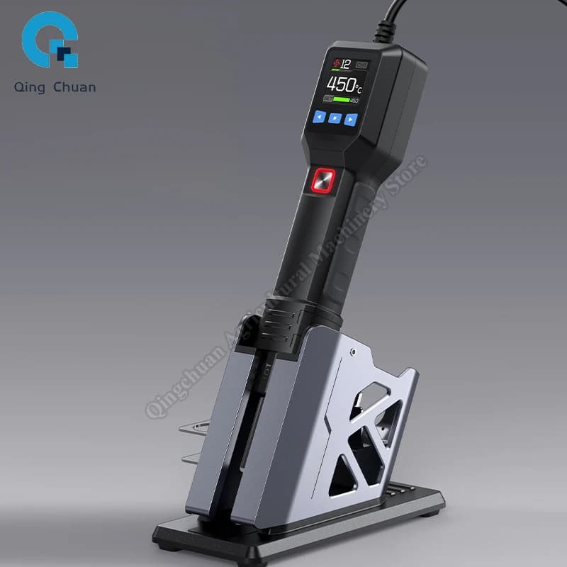 Pistola ad aria calda ad alta temperatura Stazione di saldatura portatile portatile di piccole dimensioni Mini pistola termica ad alta potenza per riparazione di telefoni cellulari