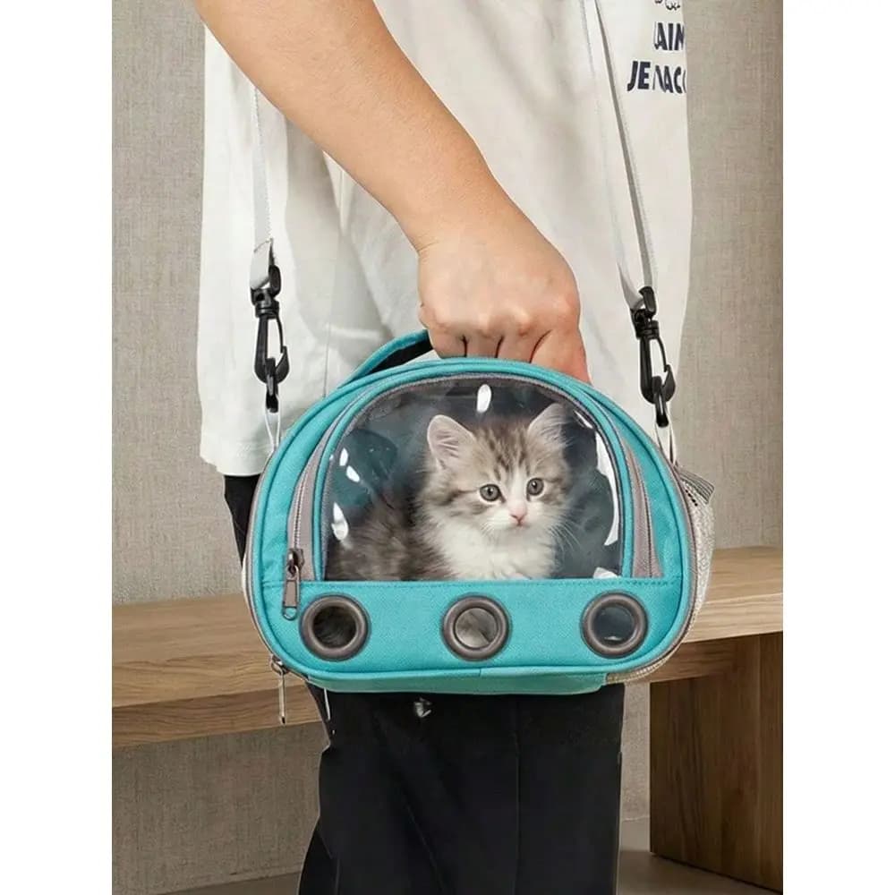 1pc Oxford Cloth Portable Carrier Bag For Small Pets LikeHamsters And Parrots Cat Carier Cat Bag