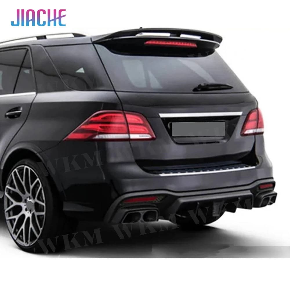 JIACHE Rear Bumper Lip Diffuser For Benz GLE GLS Class W166 X166 GLE 450 GLE63 For AMG Sport SUV 2015 2016 2017 2018