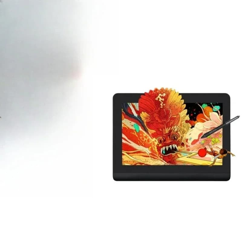 Schermo digitale, pittura professionale per computer dipinta a mano, tablet, tablet con tavolo da disegno per computer, tavolo dipinto a mano