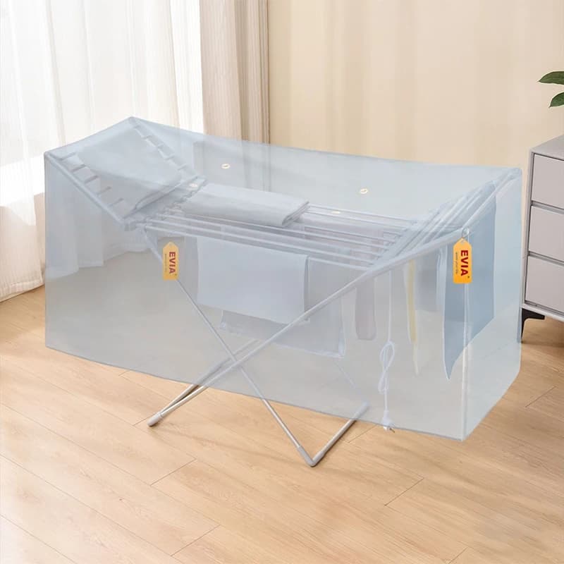 Heated Clothes Airer Drying Cover Waterproof Electric Drying Clothes Rack Dustproof Foldable Baby Clothes Drying Rack Cover