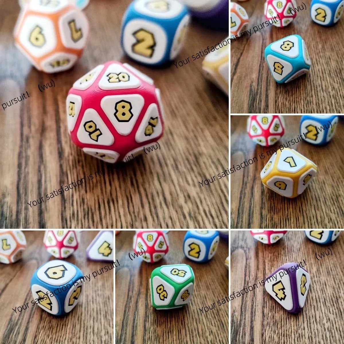 Tabletop Role-playing Game Dice，3D printing