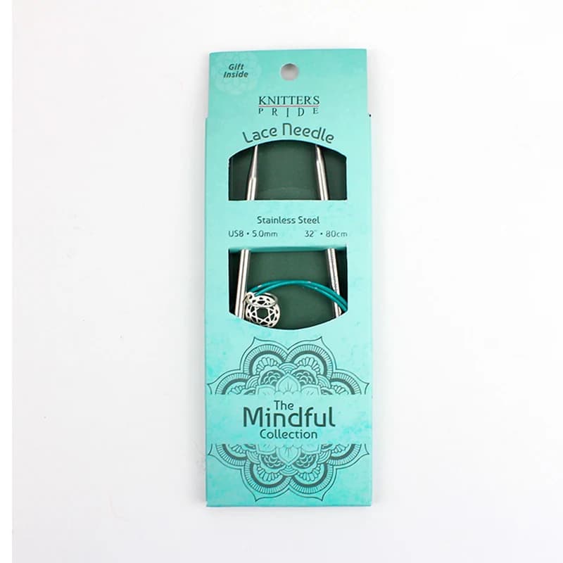 NUOVE ferri da maglia circolari in acciaio inossidabile Knitter's Pride Mindful Collection da 32 pollici (80 cm).