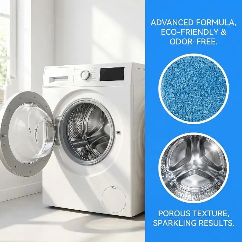 Powerful Washing Machine Cleaner Tablets - Deep Clean Drum,Remove Mold,Limescale & Odor,Descaler for All Top/Front Load Washers