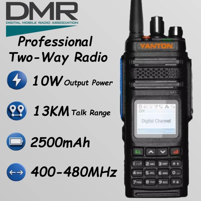 Ricetrasmittente DMR PMR446 UHF 4000-470MHz Radio Amatoriale