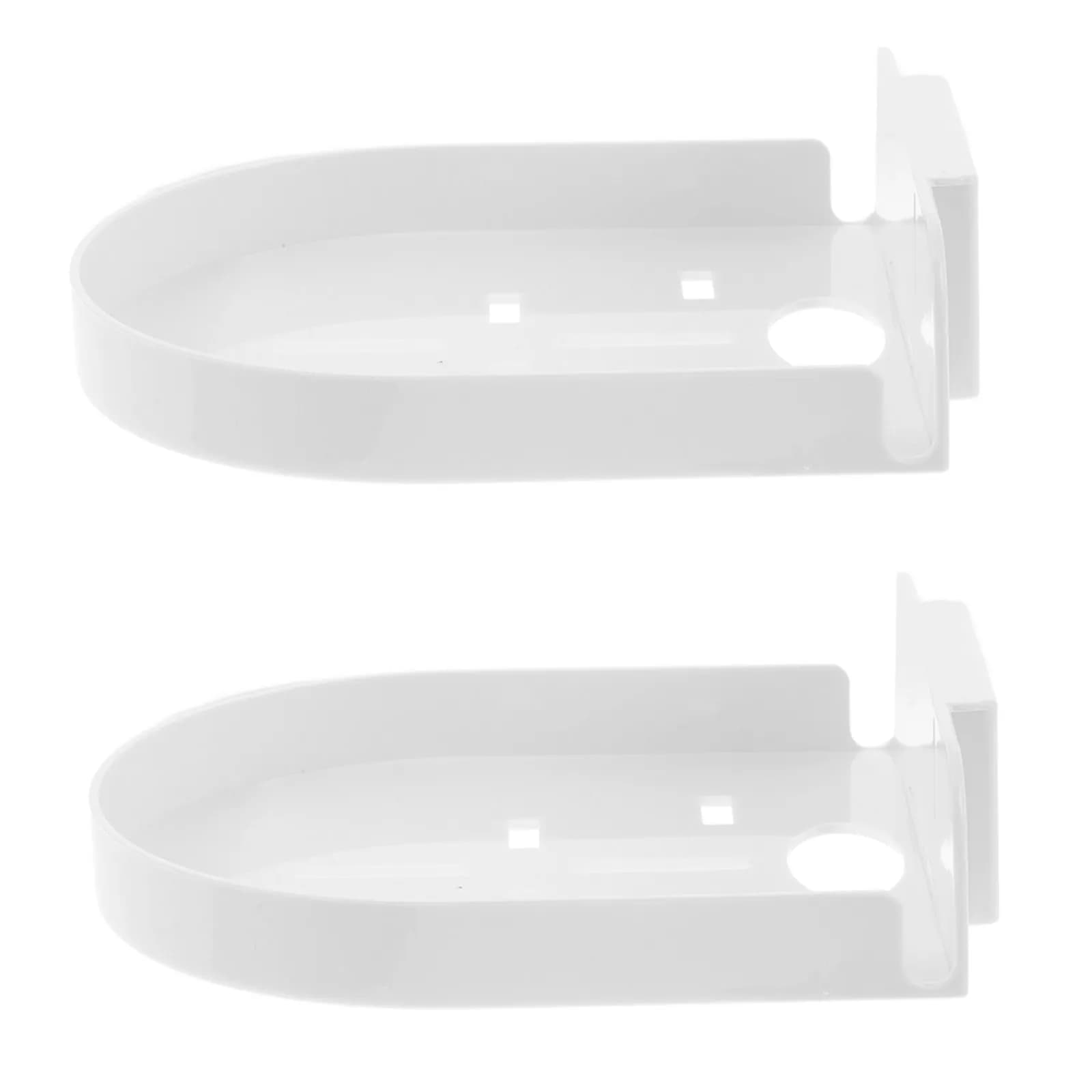 2Pcs No Drill Adhesive Camera Mounting Bracket Wall Mount Holder for Security Cameras Monitors Office Home Use Residue Free