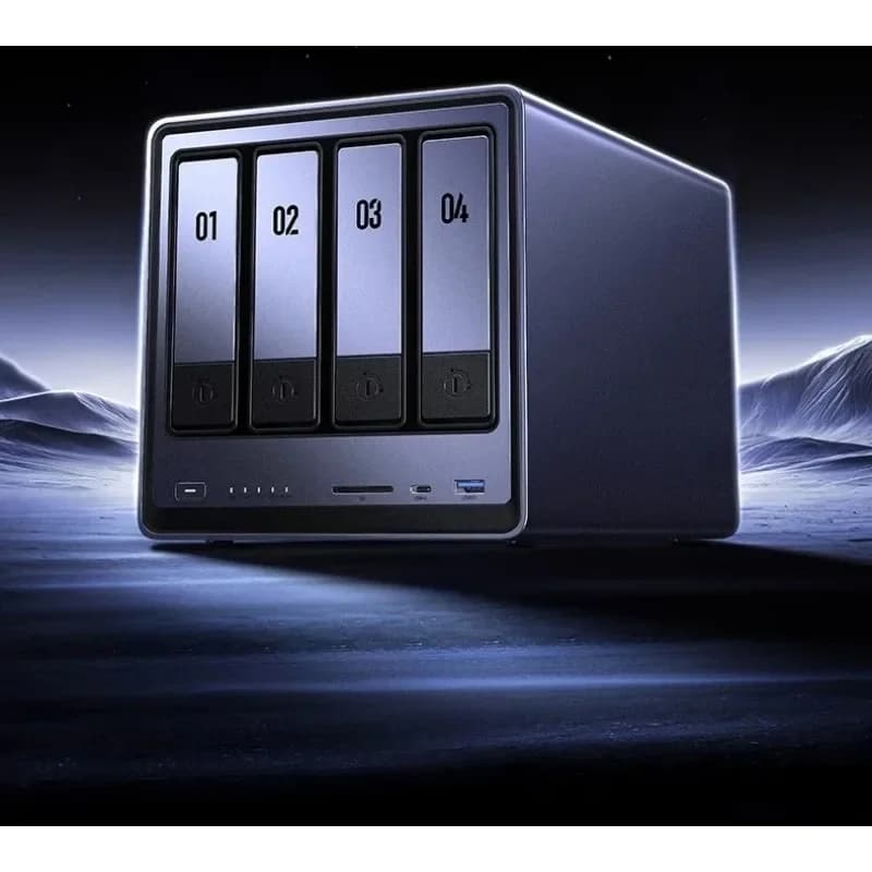 NAS a Quattro Dischi da 10 Gigabit, Host Server di Archiviazione di Rete Domestico