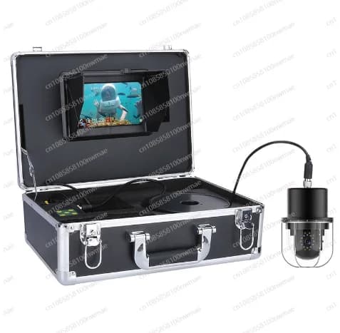Cavo nero da 20 M a 150 m Ispezione tubi 1080p 23 mm IP68 impermeabile fognario da 7 pollici 9 pollici con telecamera endoscopica video